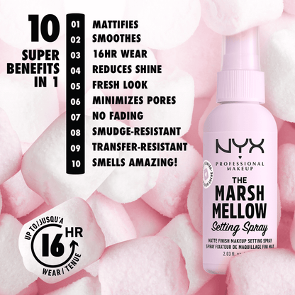 NYX Marshmellow Set Primer y Spray Fijador