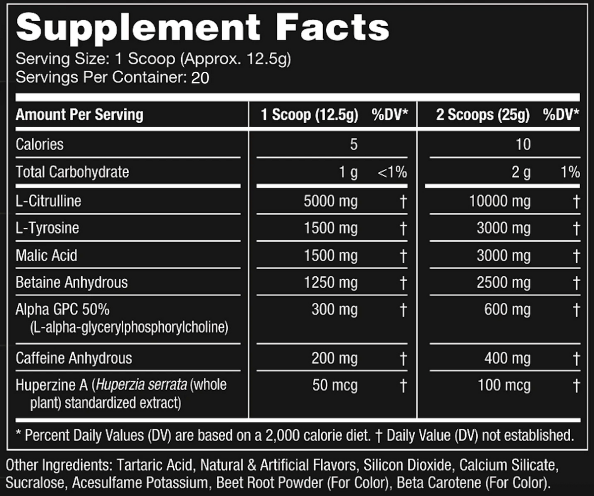 Gorilla Mind Mode Base preentreno Sour Gummy Worms 20 ct