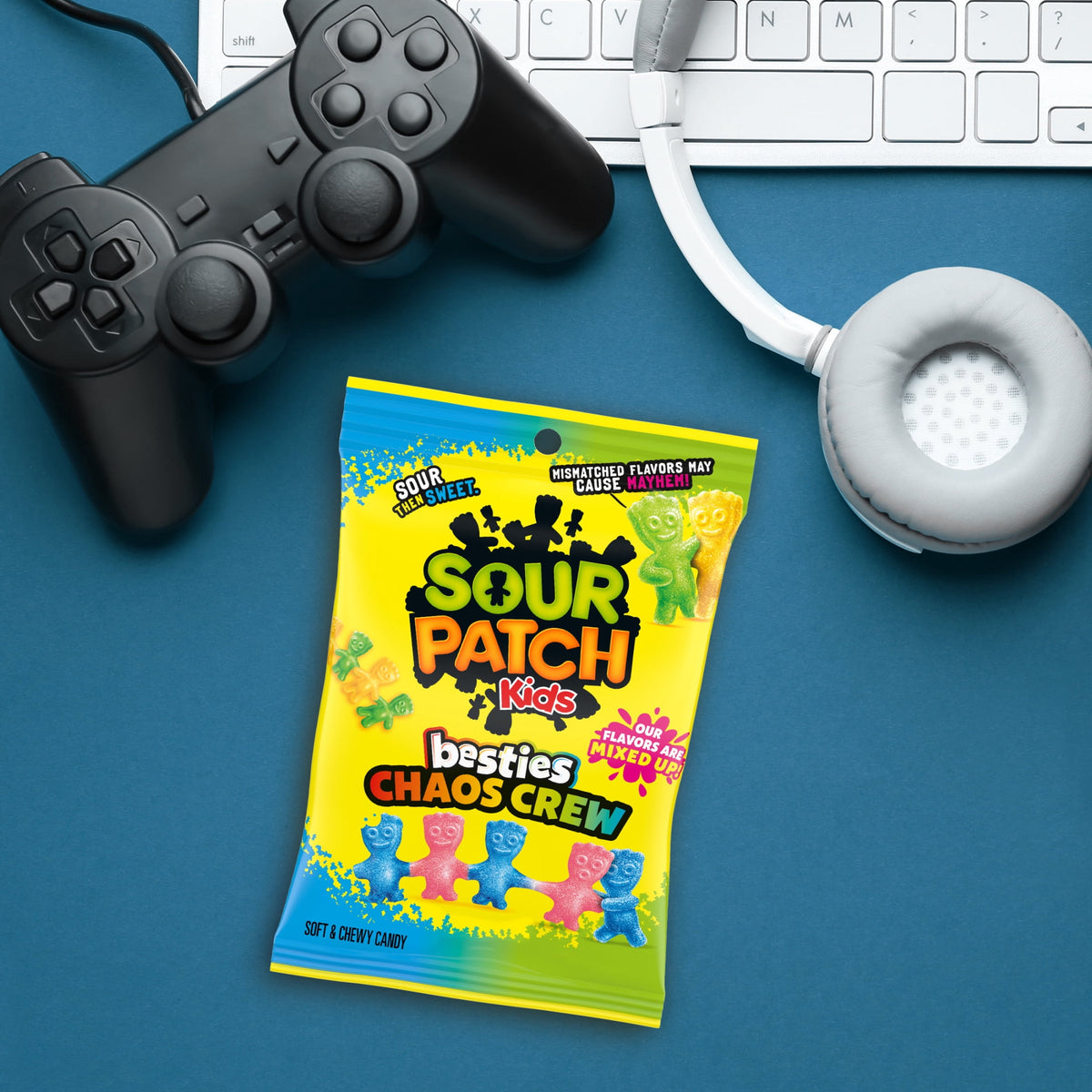 Regalo Sour Patch Kids Gomitas Besties Chaos 203g X4