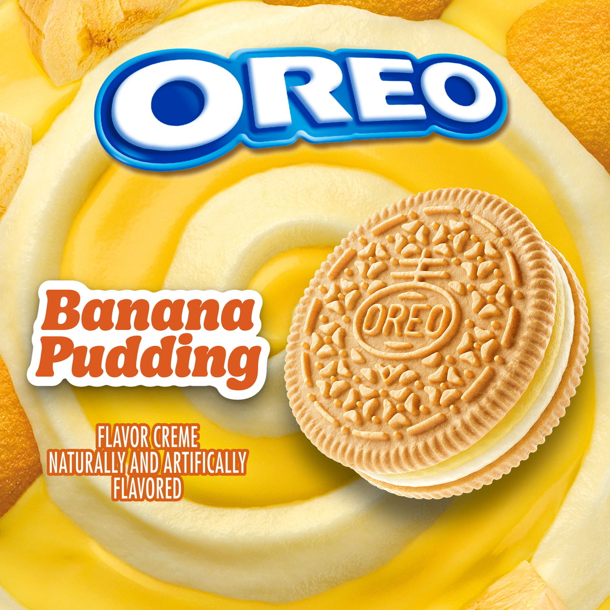 Galletas Oreo Pudín De Plátano Edición Limitada 303g Pack 4