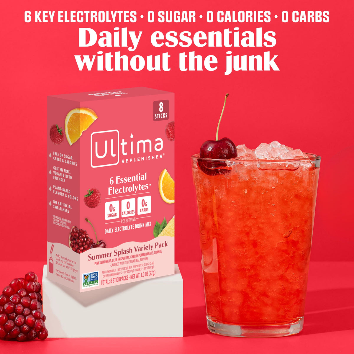 Ultima Replenisher Electrolitos Variedad 20 Sobres Paquete