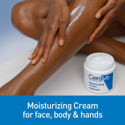 CeraVe Crema Hidratante Rostro y Cuerpo con Dosificador 453 g