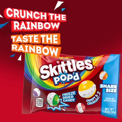 Skittles POP'd Liofilizados Original 50 g