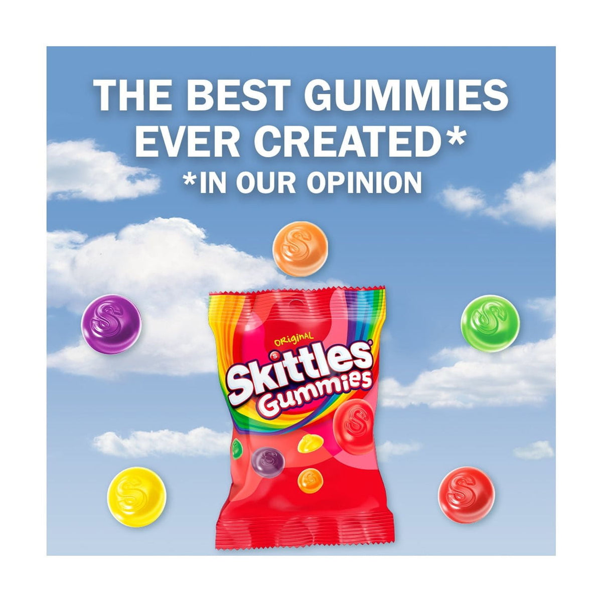 Regalo SKITTLES Gomitas Originales 164g X4