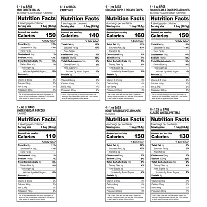 Utz Classics Caja De Botanas Surtidas 40 Bolsitas