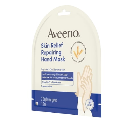 Aveeno Skin Relief mascarilla manos 1 par (1 ct)