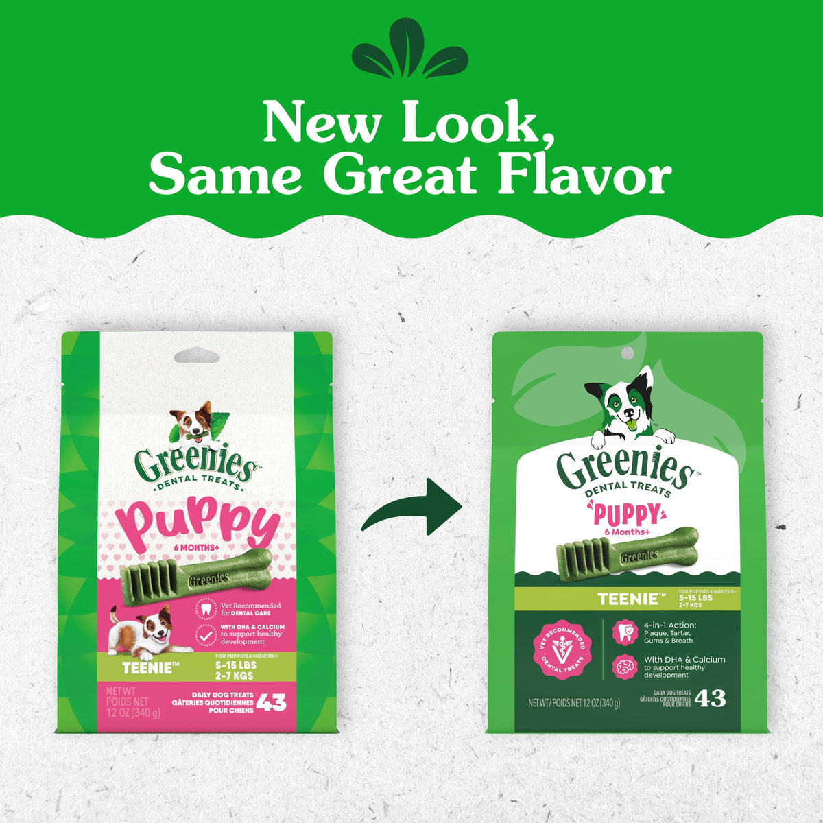 Premios Greenies Cachorro Pollo Teenie 43 Piezas Pack 2