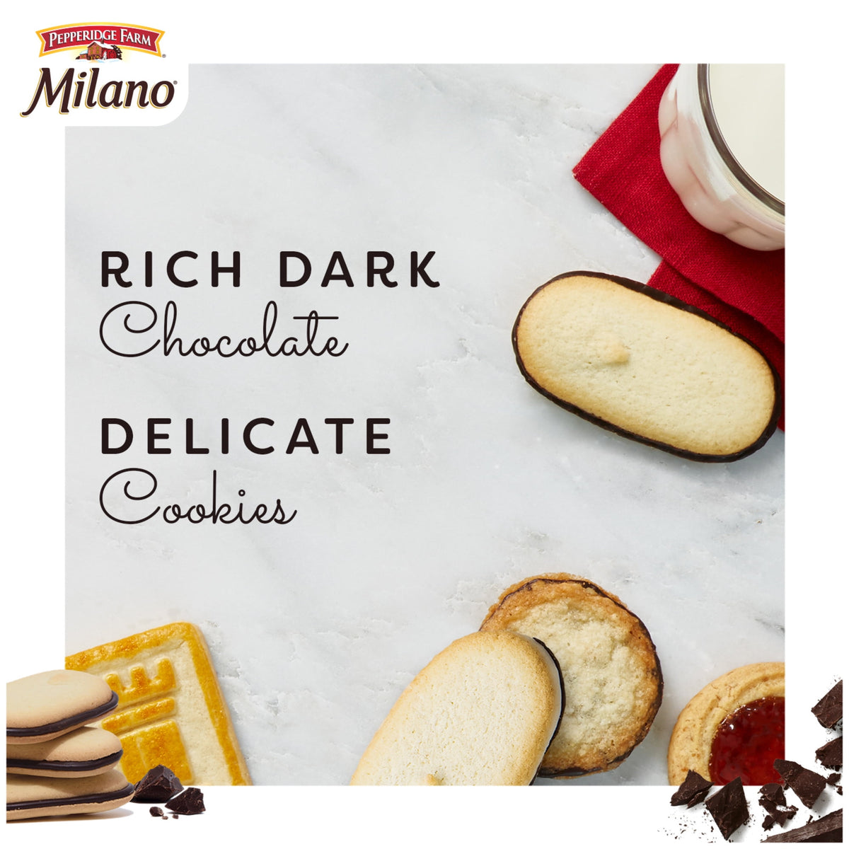 Regalo Pepperidge Milano Choc Oscuro 170g X2