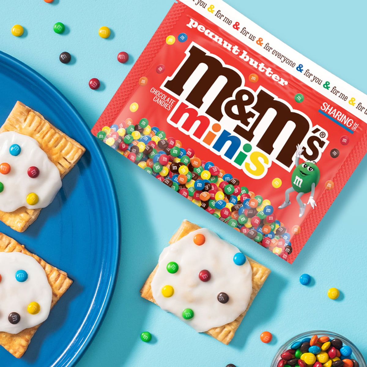 Regalo M&M'S Chocolates Crema Cacahuate Minis 244g X2