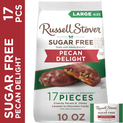 Regalo Russell Stover Chocolates Sin Azúcar Nuez 283g X2