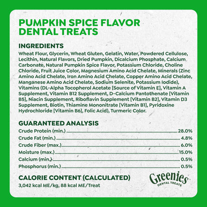 Premios Greenies Calabaza Regular 6 Piezas Pack 3