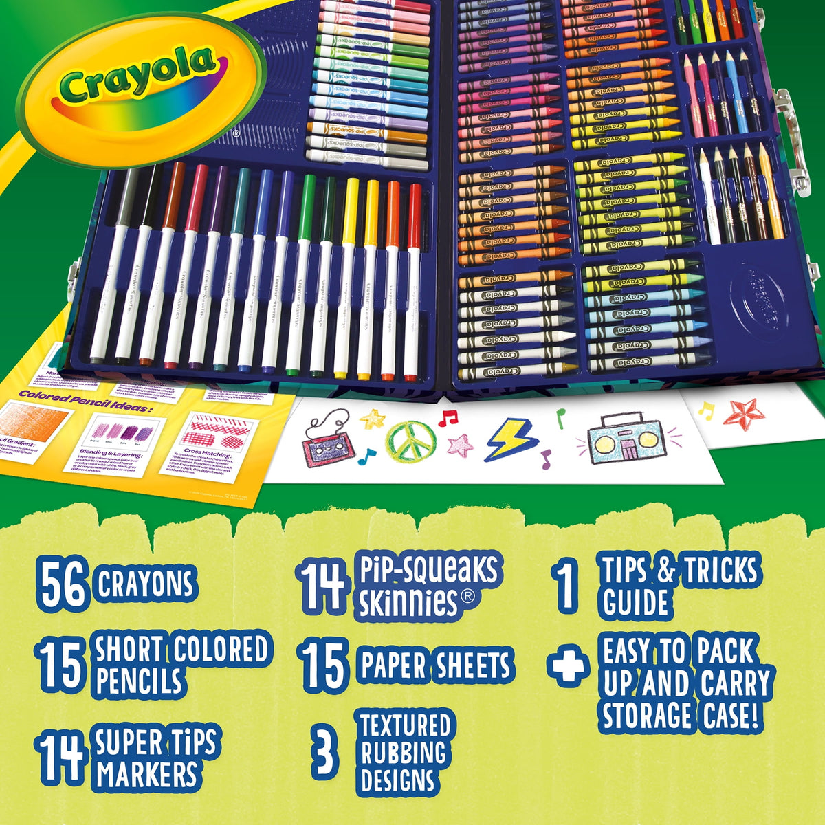 Crayola Set De Arte Imagination 115 Piezas Para Colorear