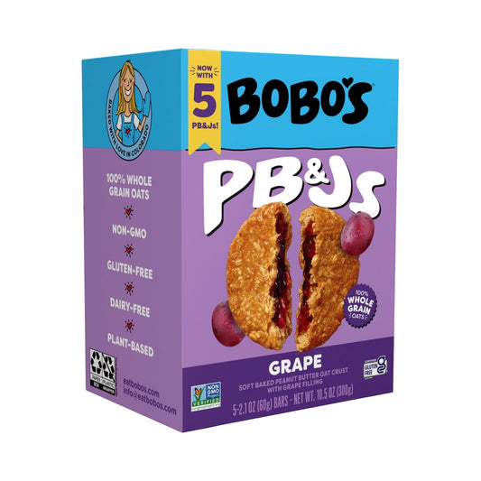 Bobo's Snack De Avena PB&J Uva