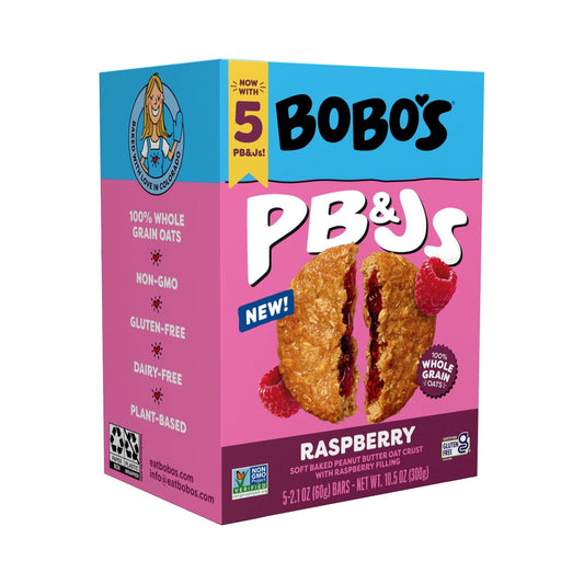 Bobo's Snack De Avena PB&J Frambuesa