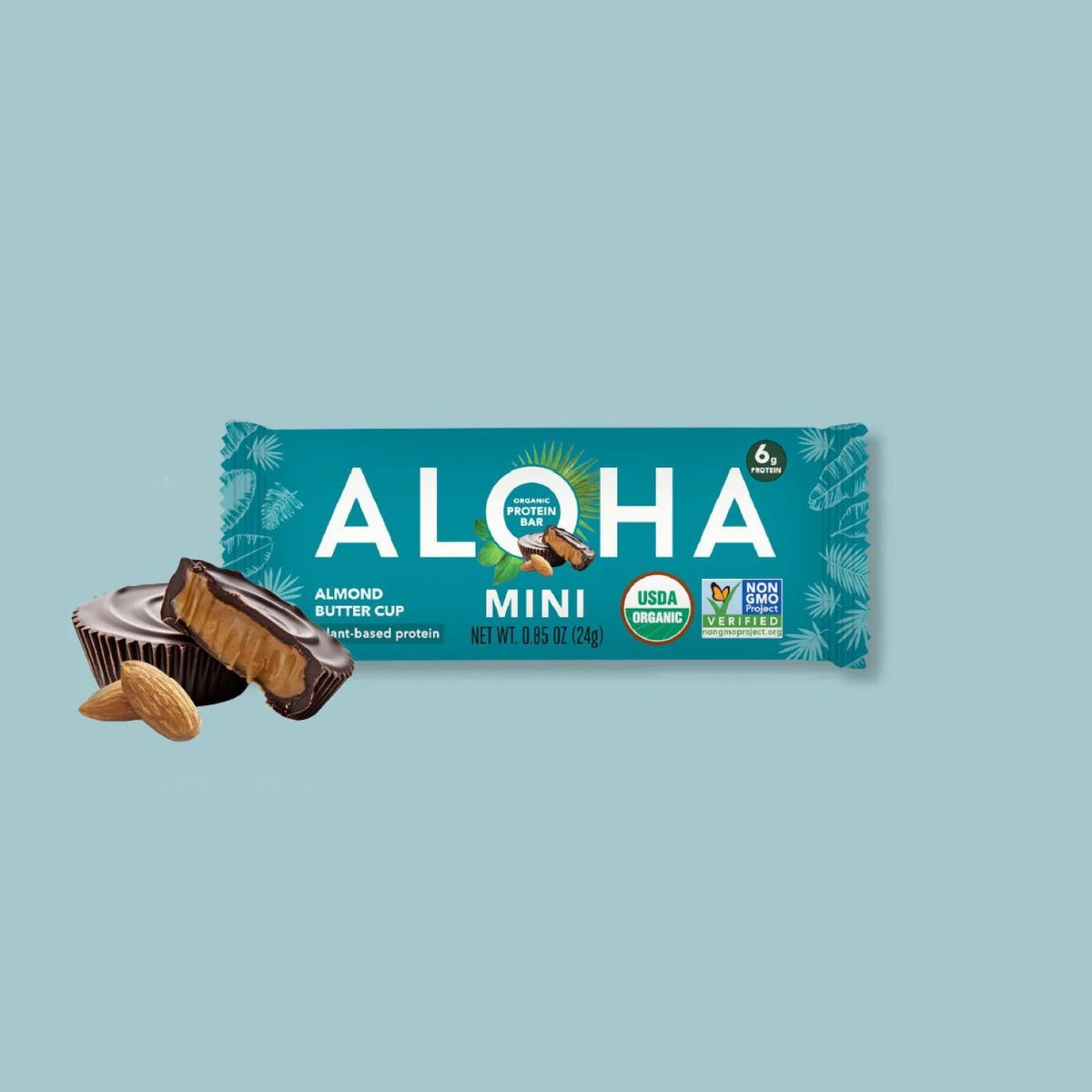 ALOHA Mini Barras Almond Butter Cup Crema De Almendra