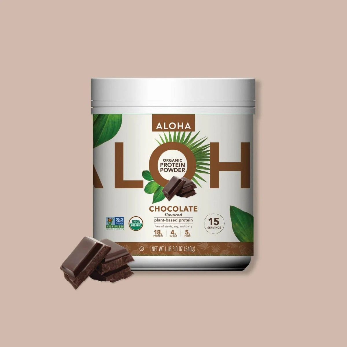 ALOHA Proteína Vegetal En Polvo Chocolate