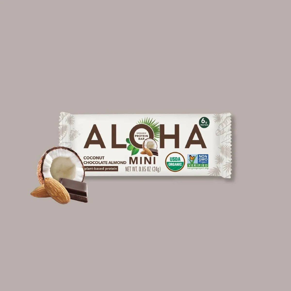 ALOHA Mini Barras Coco, Chocolate Y Almendra