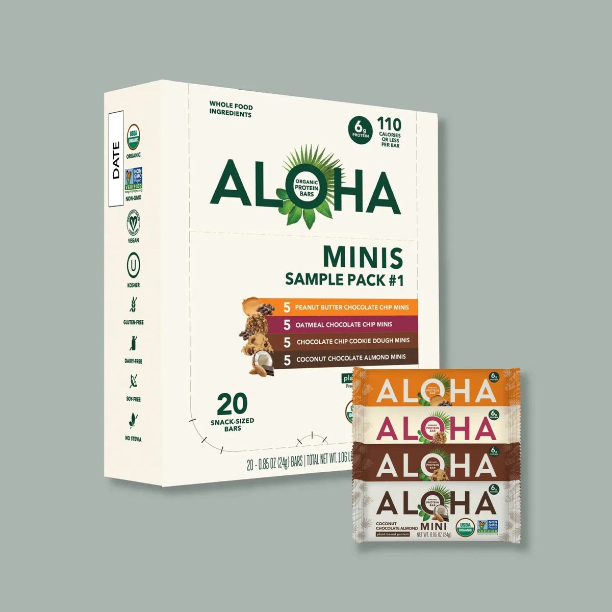 ALOHA Mini Barras De Proteína Surtidas