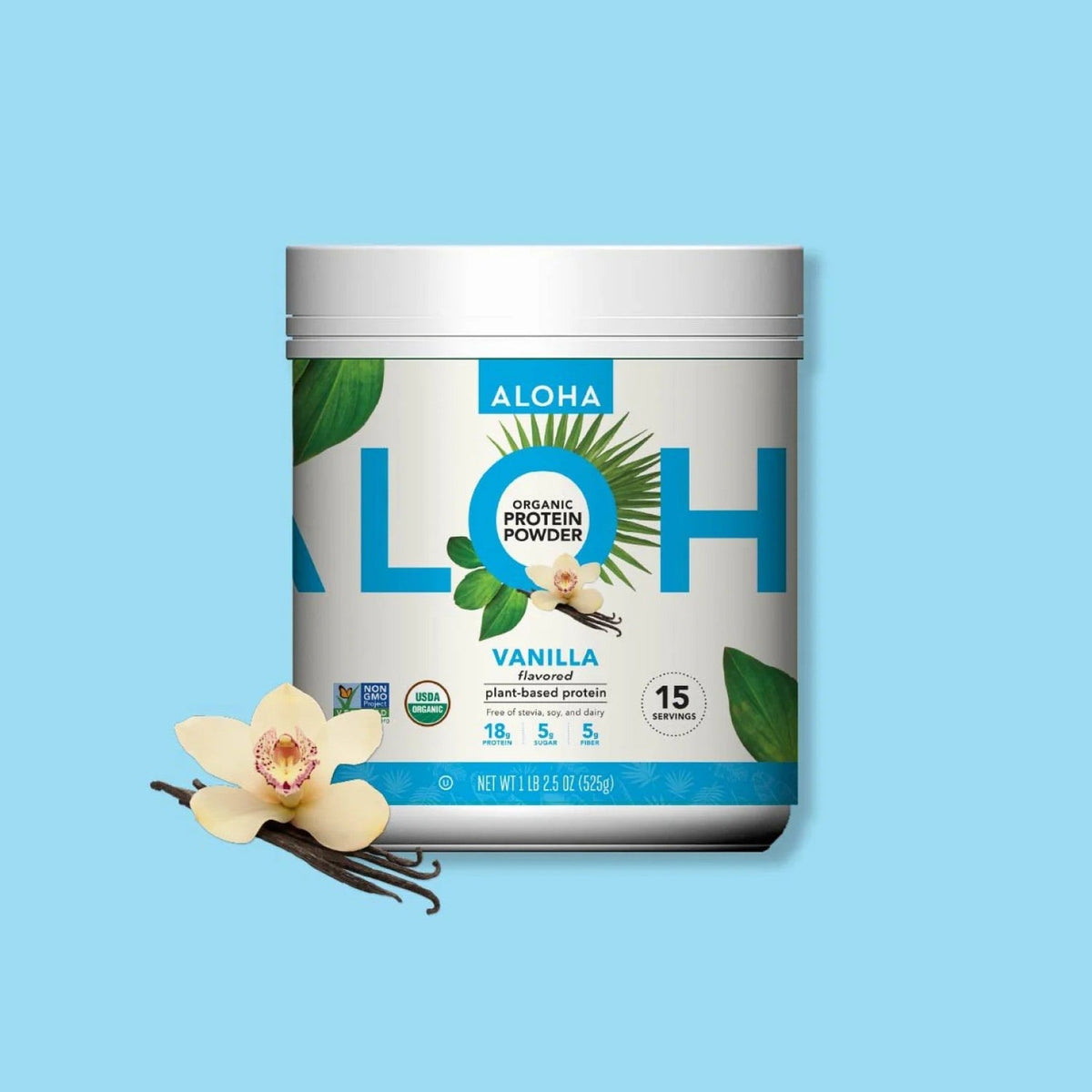 ALOHA Proteína Vegetal En Polvo Vainilla