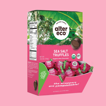Alter Eco Trufas de Chocolate con Sal de Mar 60 Piezas