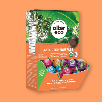 Alter Eco Trufas de Chocolate Surtidas 60 Piezas