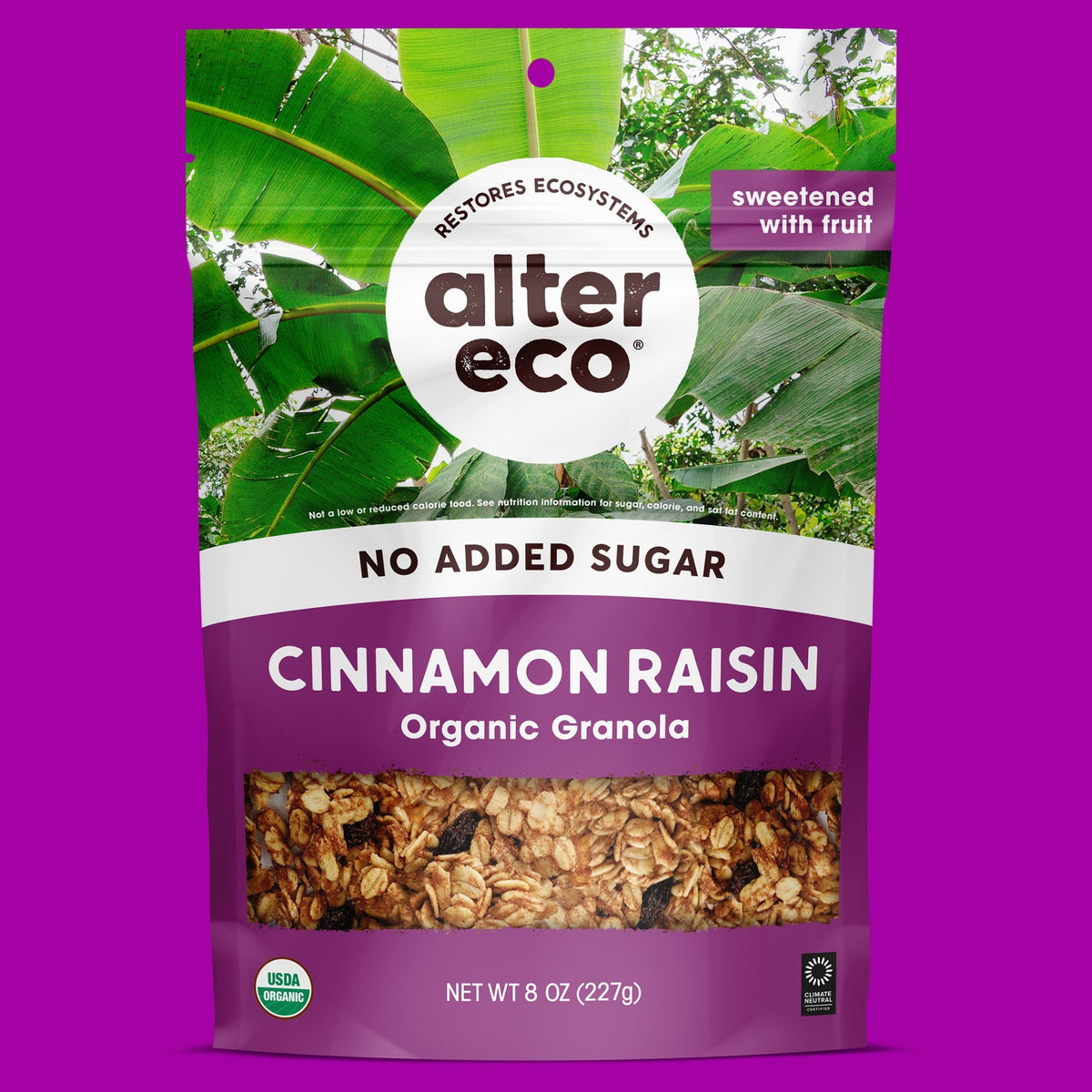 Alter Eco Granola de Canela y Pasas