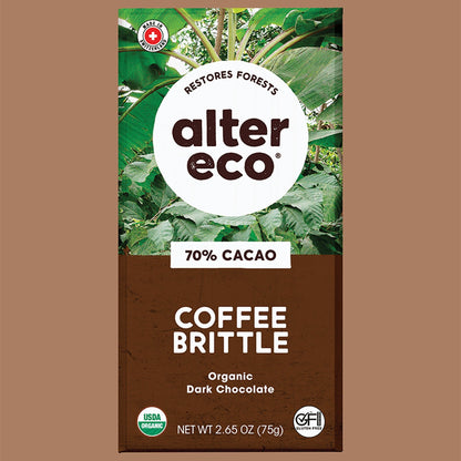 Alter Eco Chocolate con Crocante de Café