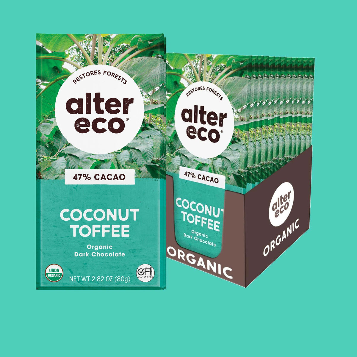 Alter Eco Chocolate con Toffee de Coco