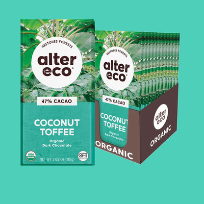 Alter Eco Chocolate con Toffee de Coco