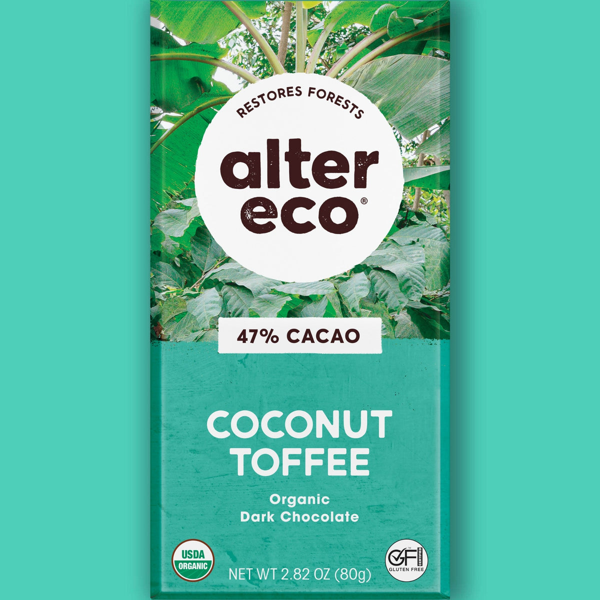 Alter Eco Chocolate con Toffee de Coco
