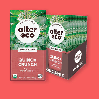 Alter Eco Chocolate con Quinoa Crujiente