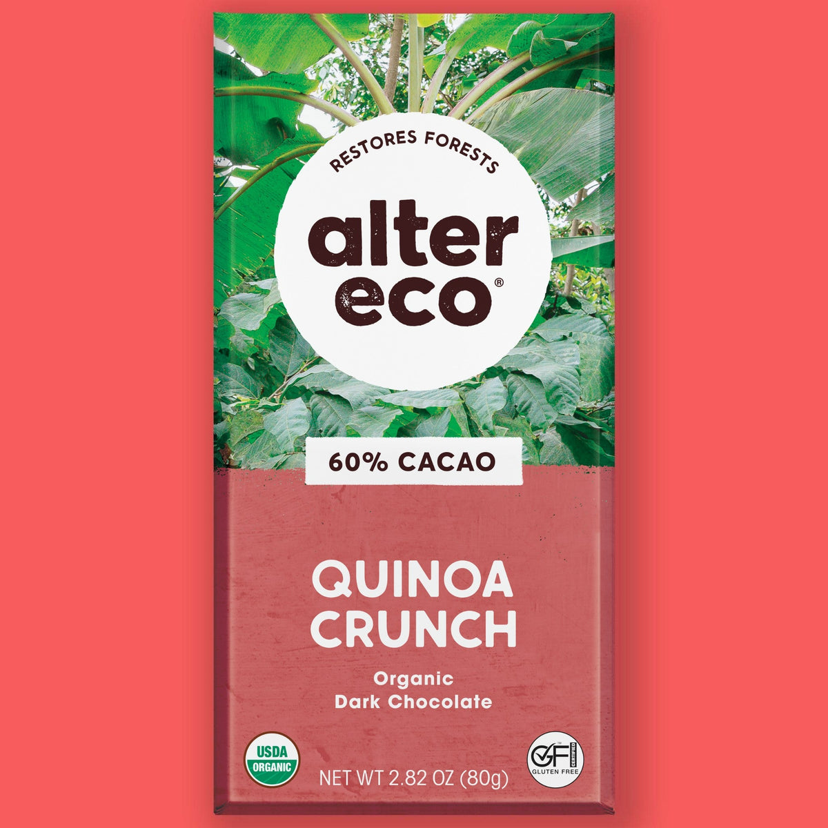 Alter Eco Chocolate con Quinoa Crujiente