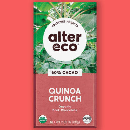 Alter Eco Chocolate con Quinoa Crujiente