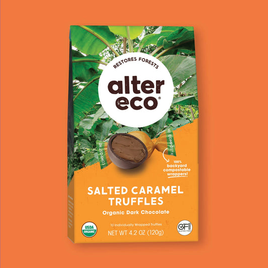 Alter Eco Trufas de Chocolate con Caramelo Salado