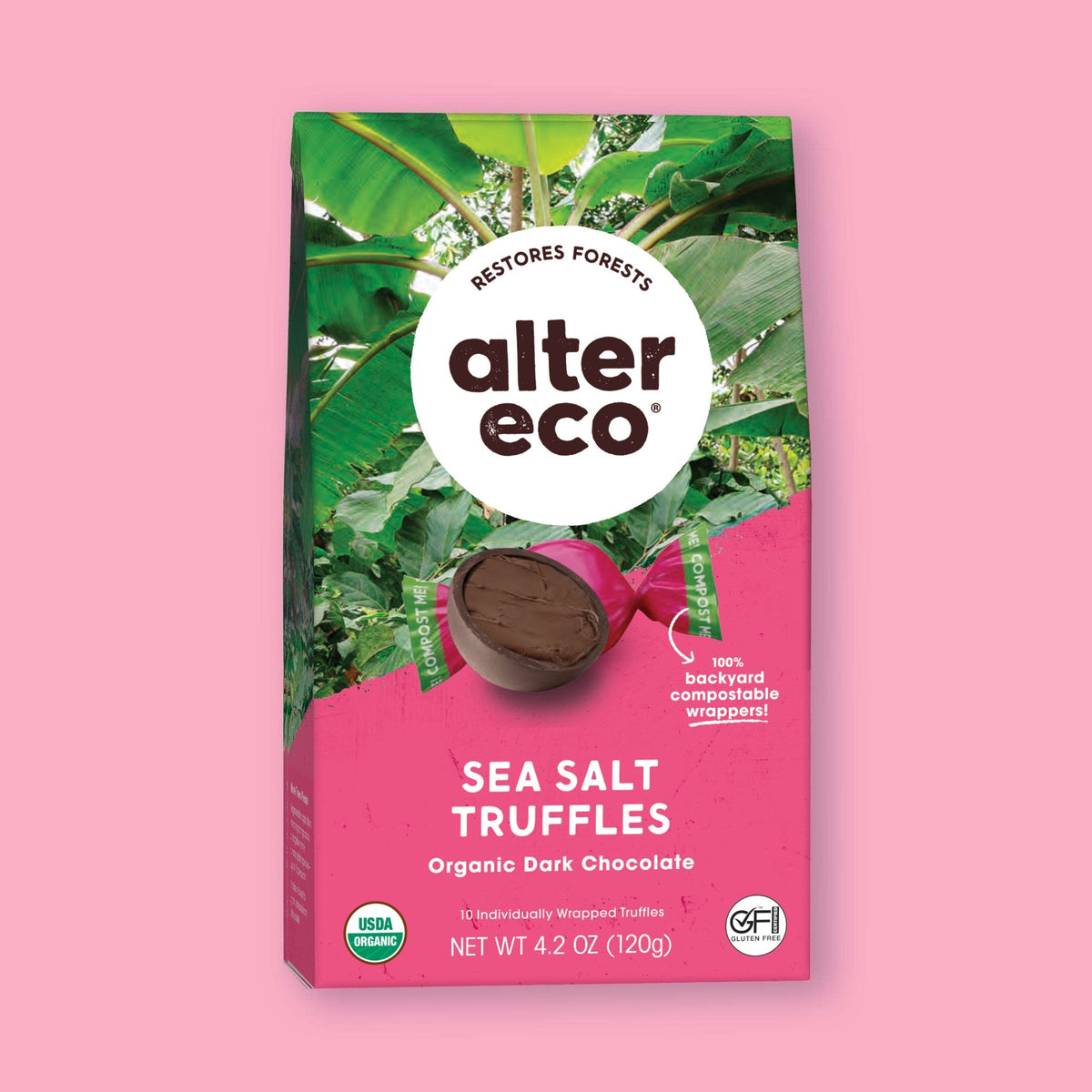 Alter Eco Trufas de Chocolate con Sal de Mar