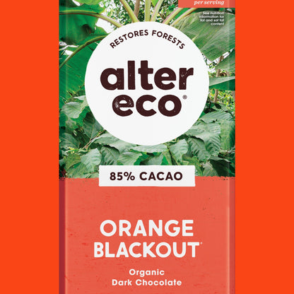 Alter Eco Chocolate Amargo con Naranja Blackout
