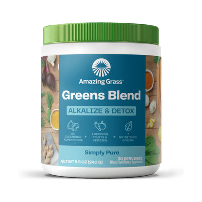Amazing Grass Mezcla de Verdes en Polvo Simply Pure