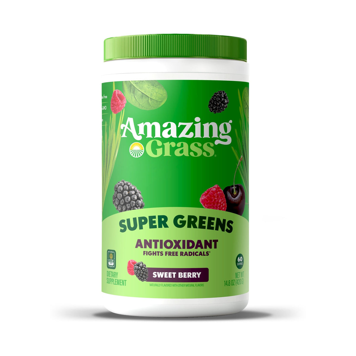 Amazing Grass Super Greens Antioxidante Sweet Berry