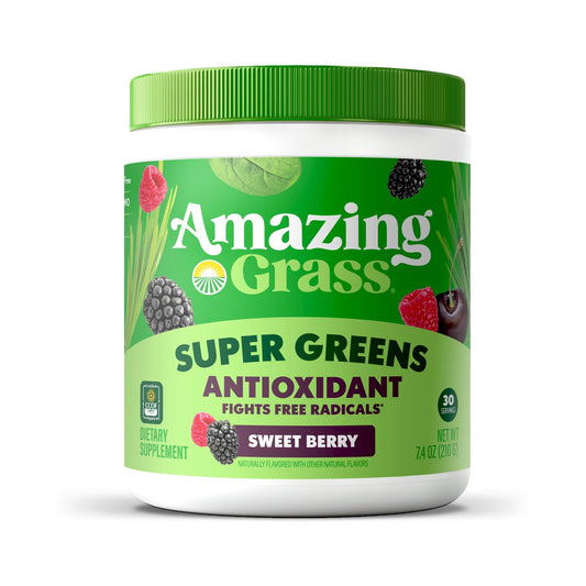 Amazing Grass Super Greens Antioxidante Sweet Berry