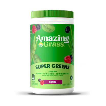 Amazing Grass Super Greens en Polvo Frutos Rojos