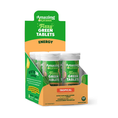Amazing Grass Tabletas Efervescentes Energy Tropical