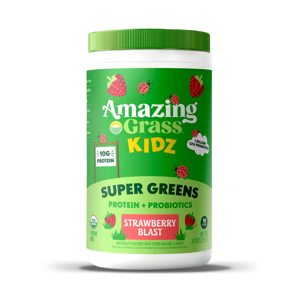 Amazing Grass Proteína Vegetal con Probióticos Fresa
