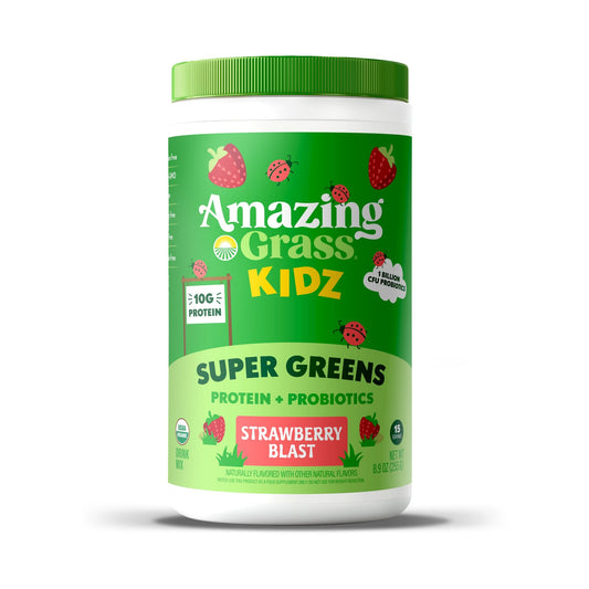 Amazing Grass Proteína Vegetal con Probióticos Fresa
