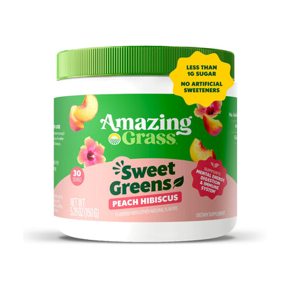 Amazing Grass Sweet Greens Durazno y Jamaica