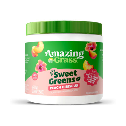 Amazing Grass Sweet Greens Durazno y Jamaica