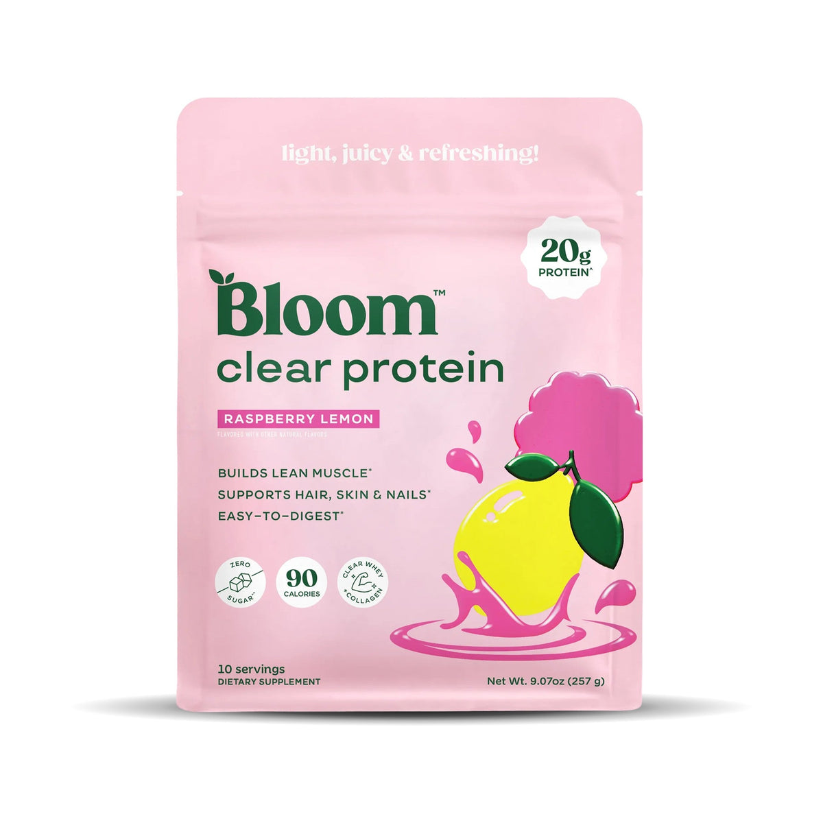 Bloom Nutrition Clear Protein Proteína Aislada Clara