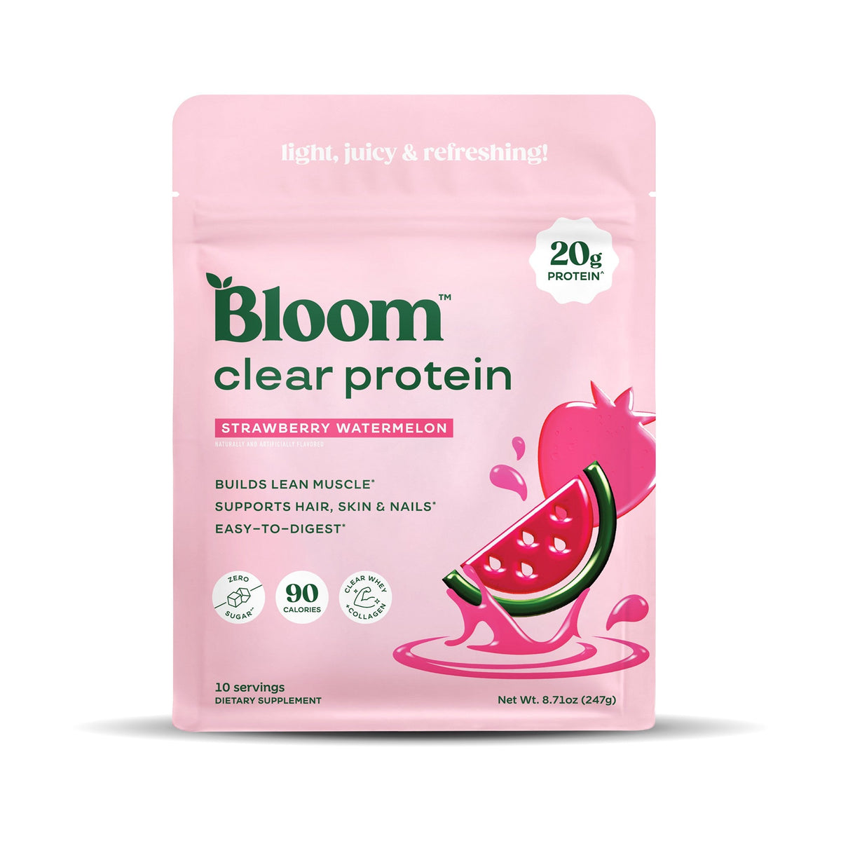 Bloom Nutrition Clear Protein Proteína Aislada Clara