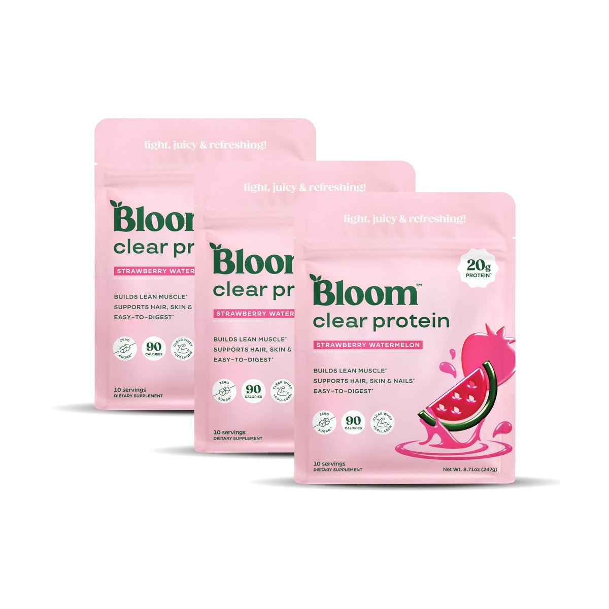 Bloom Nutrition Clear Protein Proteína Aislada Clara