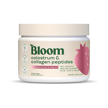 Bloom Nutrition Calostro y Péptidos de Colágeno