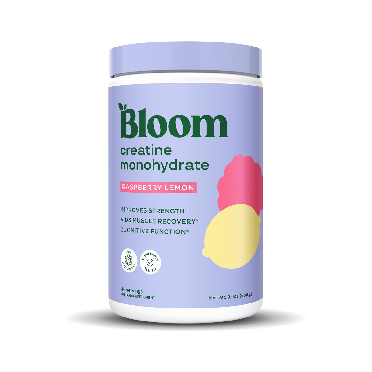 Bloom Nutrition Creatina Monohidratada en Polvo